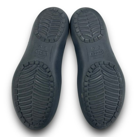 Crocs Kadee Ballets Flats 11215 Slip On Iconic Comfort Cushioned Black Women 7 - Picture 8 of 10